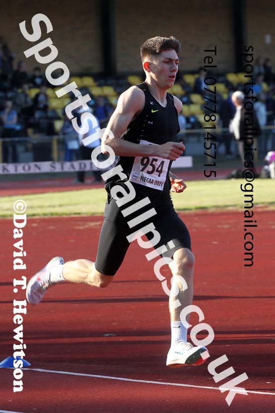 800 metres, 2021 North East Grand Prix No.4, Monkton, Wednesday, June 30th. Photo: David T. Hewitson/Sports for All Pics